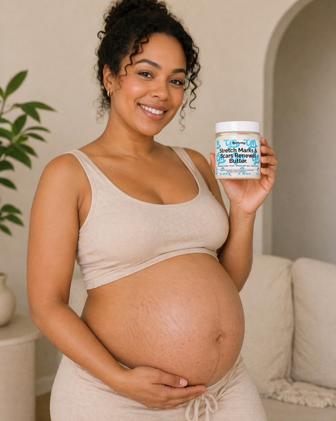 Stretch marks and scars Renewal Body Butter LIMITED EDITION Uneven Skin Tone Skin Renewal with Gotu Kola Comfrey Roots Ashwaghanga Roots Calendula Oils