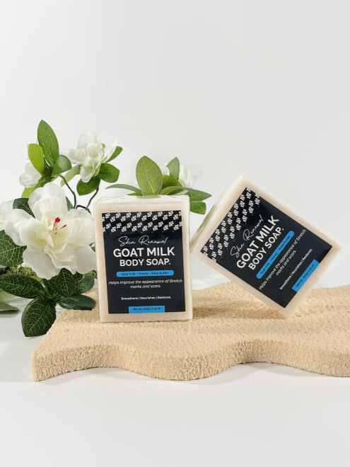 GOAT MILK BODY SOAP- For glowing, stretch marks and scars