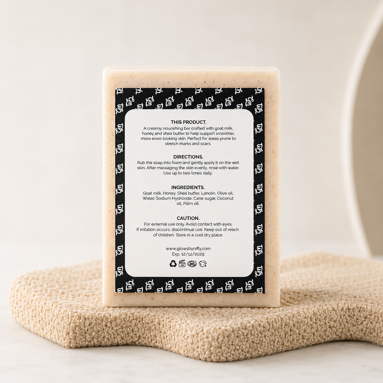 GOAT MILK BODY SOAP- For glowing,  stretch marks and scars