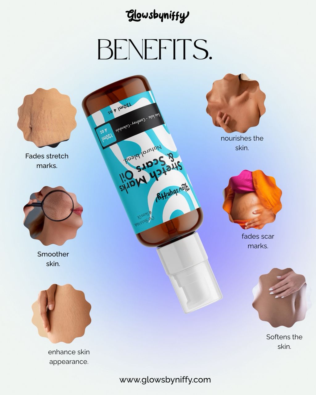 (SMALL) p fat 100% traditional stretch marks and scar oil