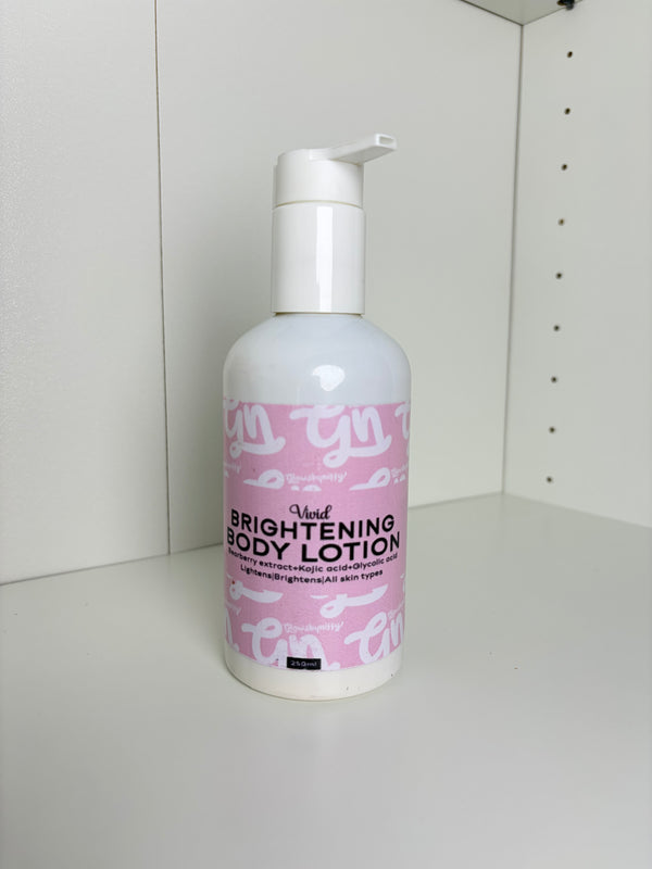 Vivid brightening body lotion