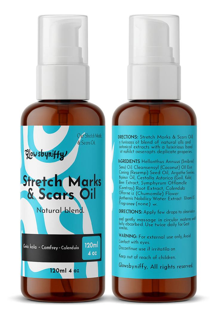 (SMALL) p fat 100% traditional stretch marks and scar oil