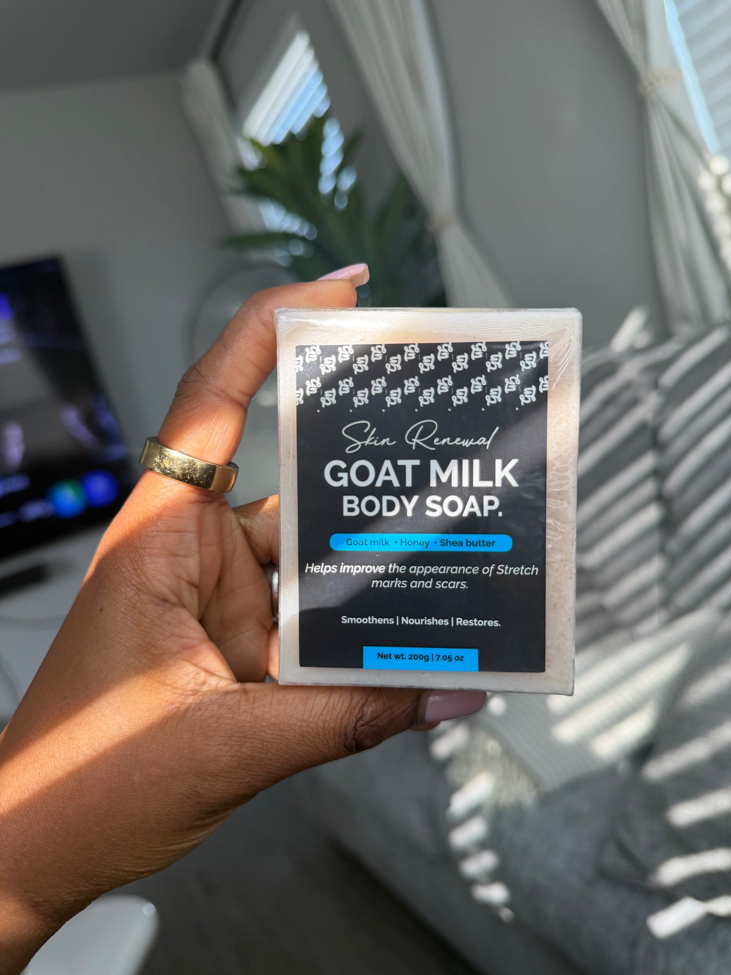 GOAT MILK BODY SOAP- For glowing,  stretch marks and scars