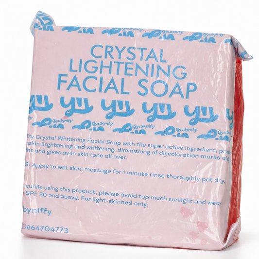 Crystal lightening facial soap- for lighter face and dark spots