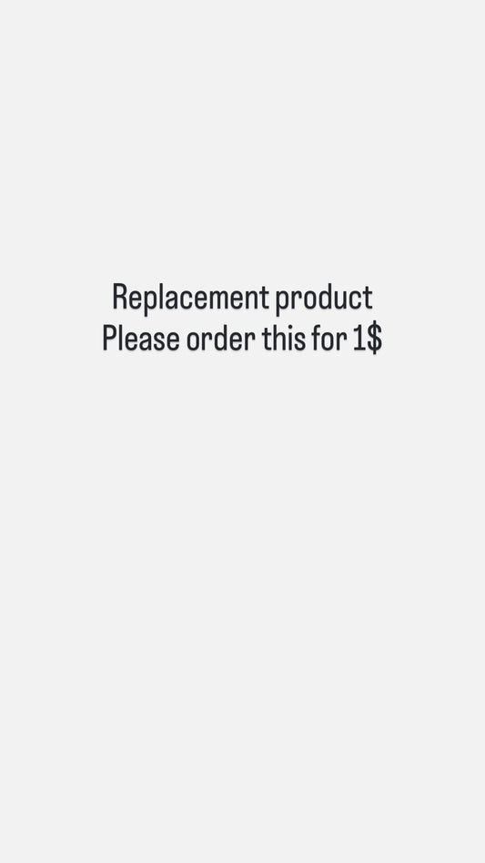 Private payment / replacement order