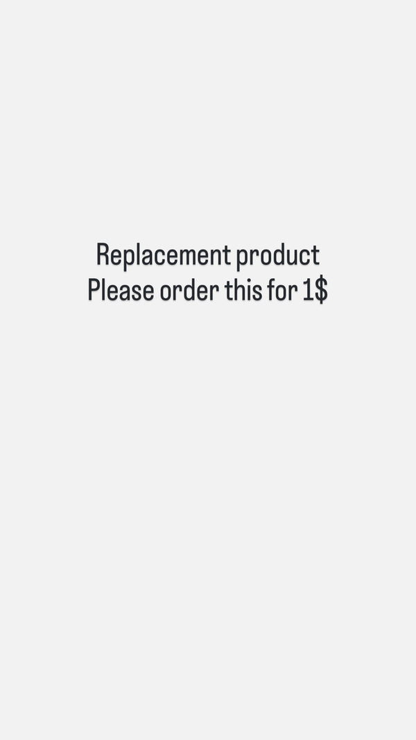 Private payment / replacement order