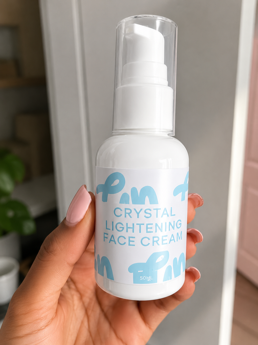 Crystal lightening face cream