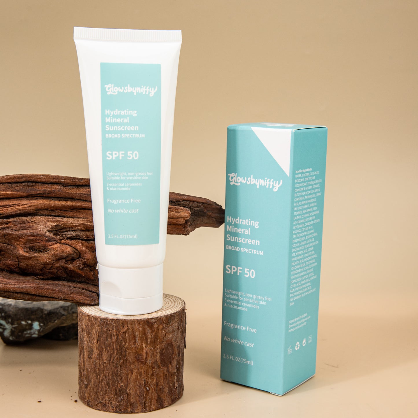 Glowsbyniffy Hydrating Mineral Sunscreen SPF 50